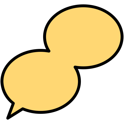 Speech bubble Generic color lineal-color icon