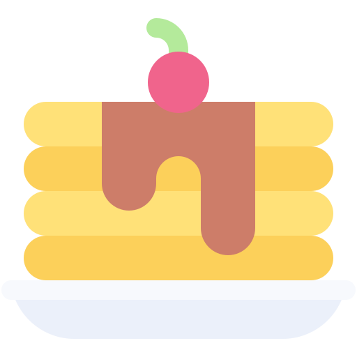 パンケーキ Generic color fill icon