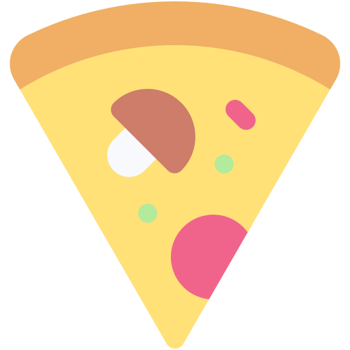 pizza punt Generic color fill icoon