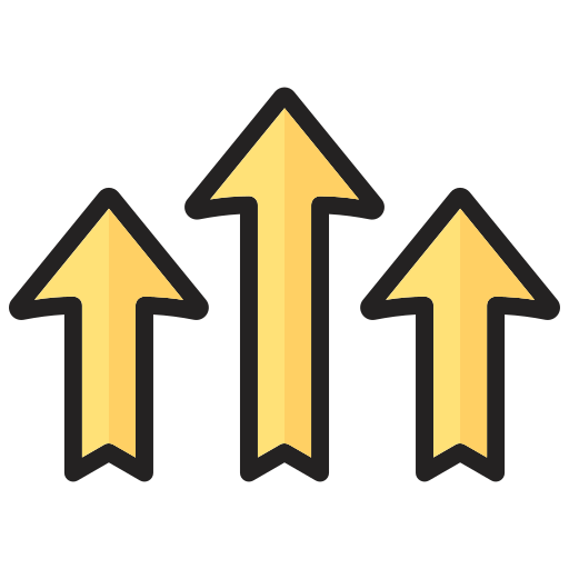 Up arrows Generic color lineal-color icon