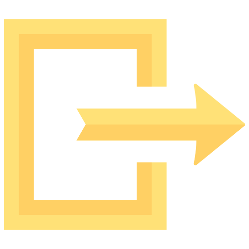 flecha correcta Generic color fill icono