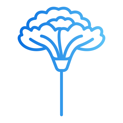 Carnation Generic gradient outline icon
