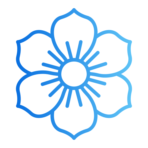 Flower Generic gradient outline icon