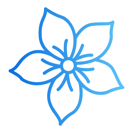 kwiat Generic gradient outline ikona