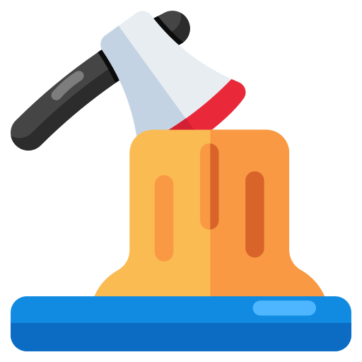 Wood cutting Generic color fill icon