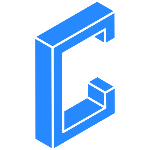 lettera c Generic color fill icona