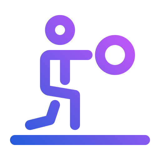 Мяч для упражнений Generic gradient outline иконка