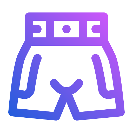 Boxing shorts Generic gradient outline icon