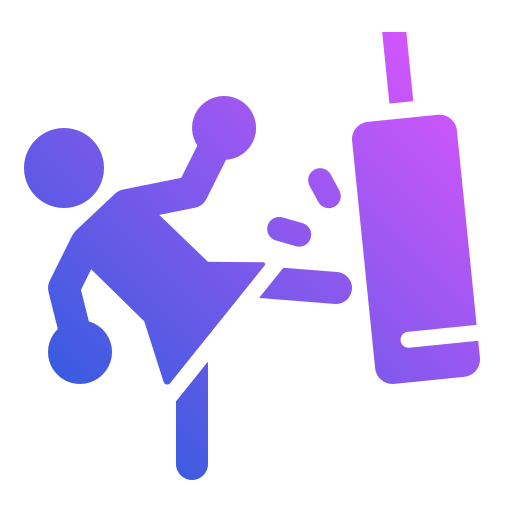 Kick boxing Generic gradient fill icon