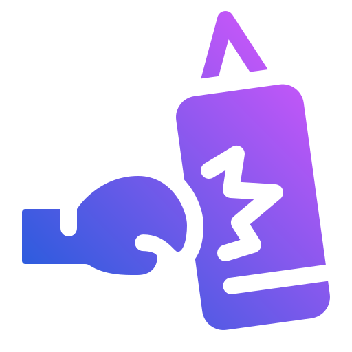 Punching bag Generic gradient fill icon