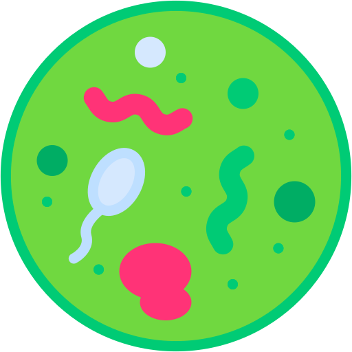 bakteria Generic color fill ikona