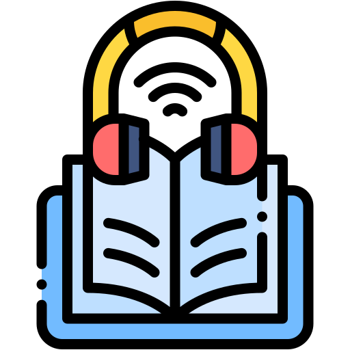 audio libro Generic color lineal-color icono