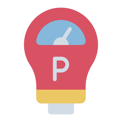 Parking meter Generic color fill icon