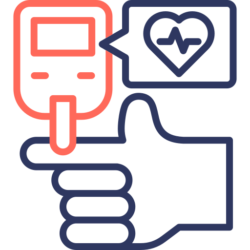 diabetes-test Generic color outline icoon