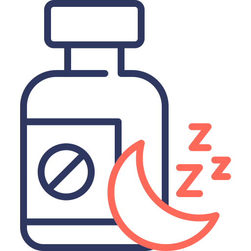 Sleeping pill Generic color outline icon