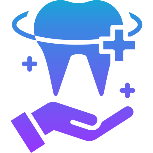 servicio dental Generic gradient fill icono