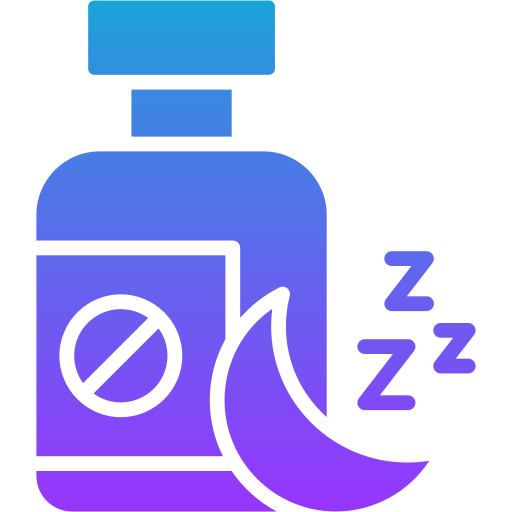 slaappil Generic gradient fill icoon
