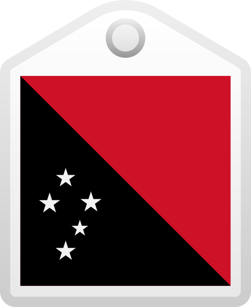 파푸아 뉴기니 Generic gradient fill icon