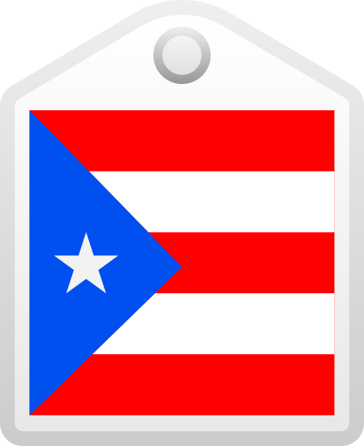 Puerto rico Generic gradient fill icon