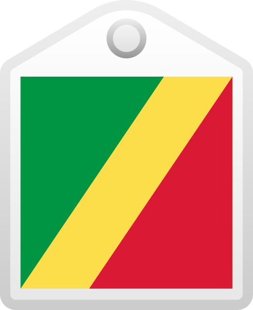 republiek kongo Generic gradient fill icoon