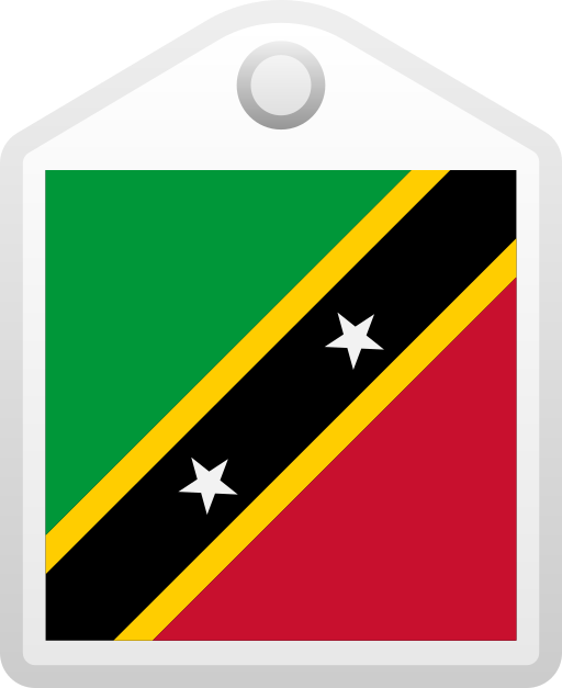 Saint kitts and nevis Generic gradient fill icon