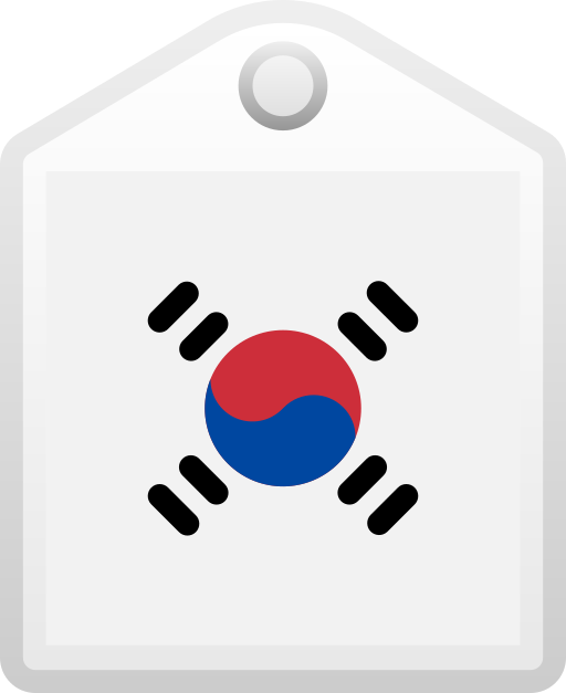 Южная Корея Generic gradient fill иконка