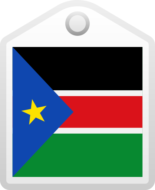 Южный Судан Generic gradient fill иконка