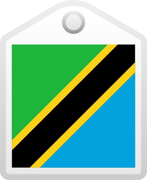 タンザニア Generic gradient fill icon