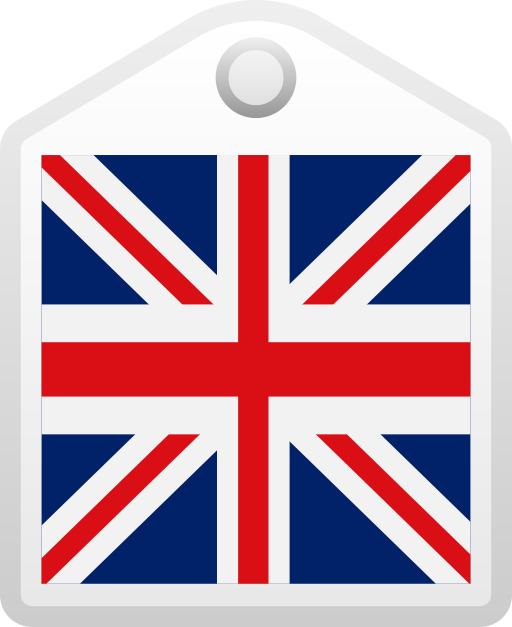 イギリス Generic gradient fill icon
