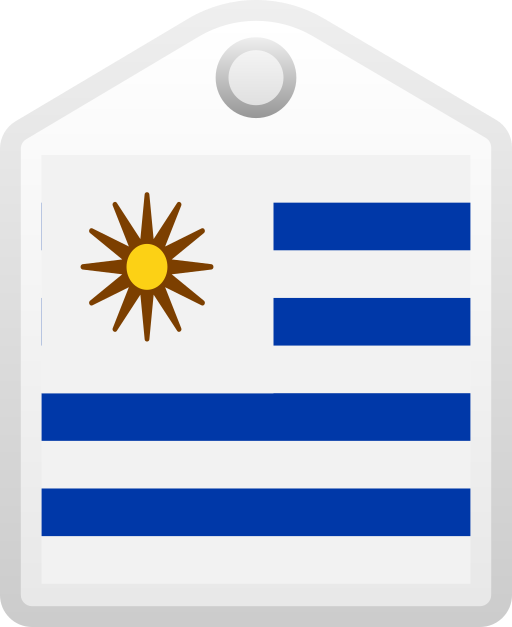 uruguay Generic gradient fill icoon