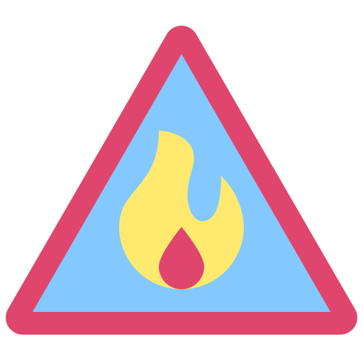 Flammable Generic color fill icon