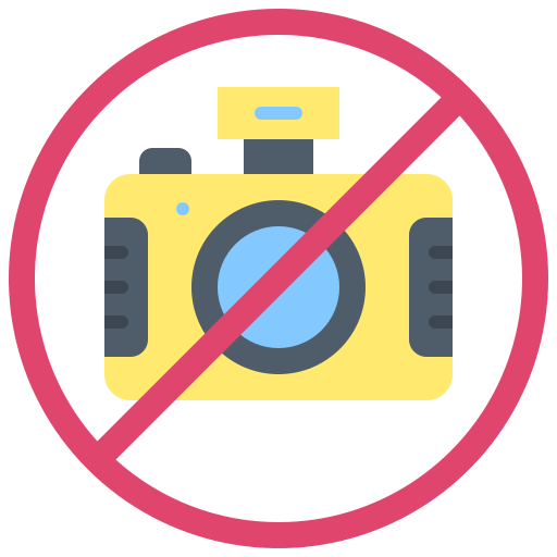 keine kamera Generic color fill icon