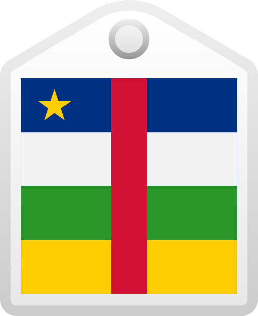 Central african republic Generic gradient fill icon