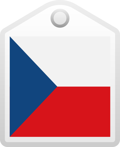 tsjechische vlag Generic gradient fill icoon