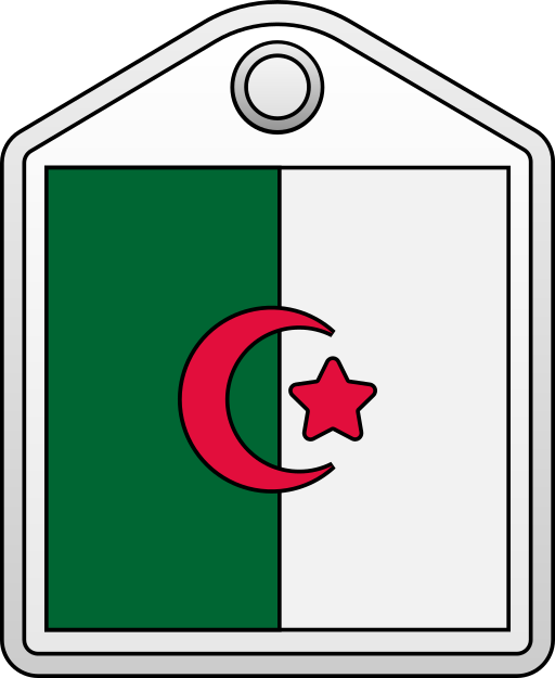 アルジェリア Generic gradient lineal-color icon