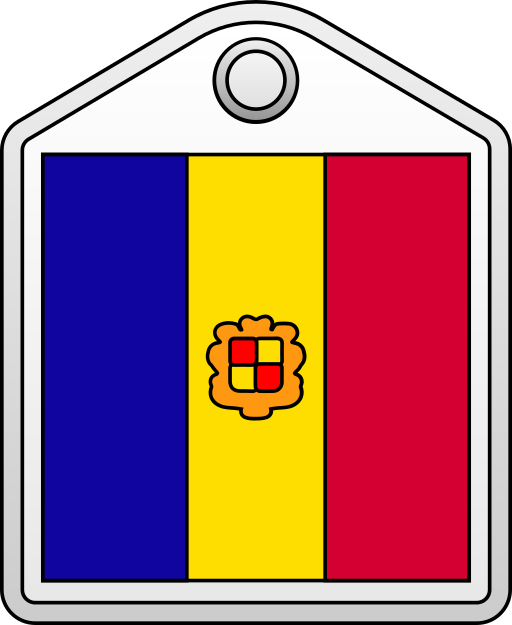 Andorra Generic gradient lineal-color icon