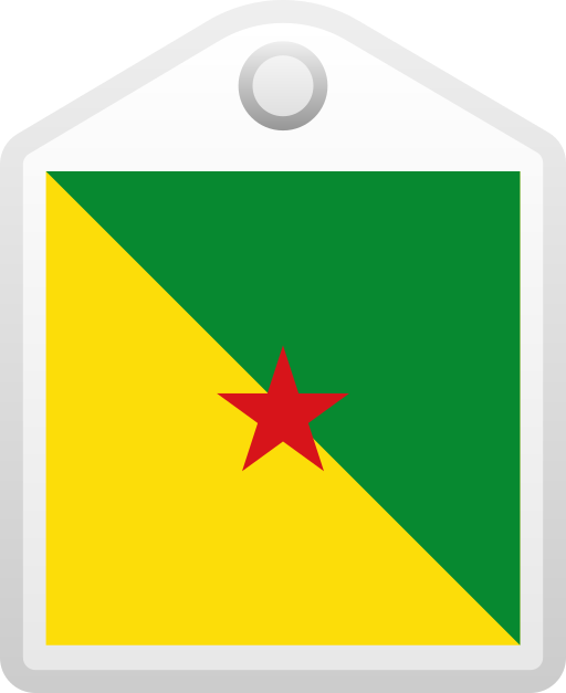 French guiana Generic gradient fill icon