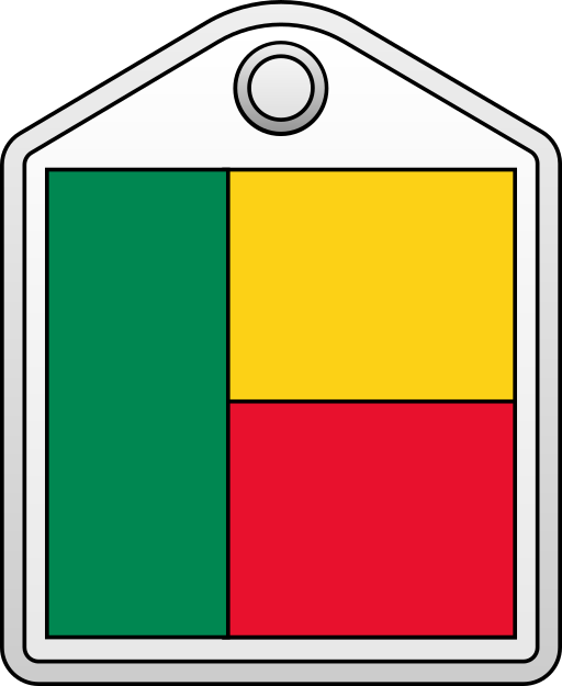 benín Generic gradient lineal-color icono