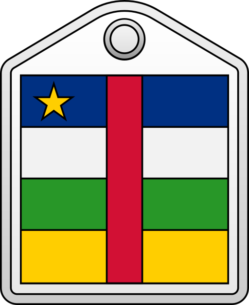 Центрально-Африканская Республика Generic gradient lineal-color иконка
