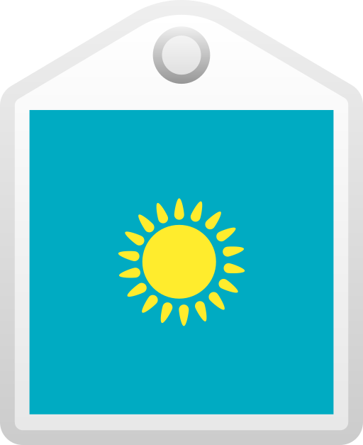 kazakistan Generic gradient fill icona
