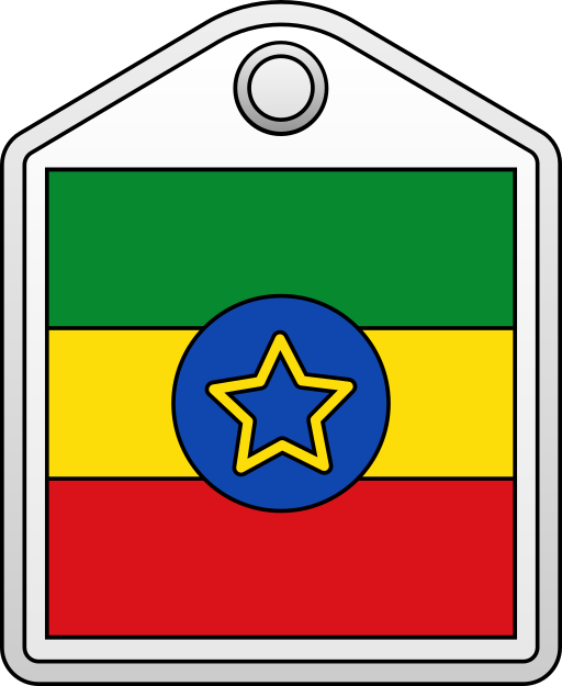 ethiopië Generic gradient lineal-color icoon