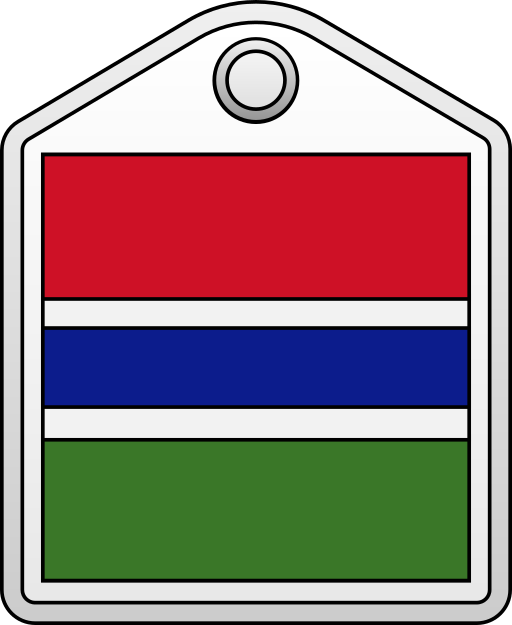 Gambia Generic gradient lineal-color icon
