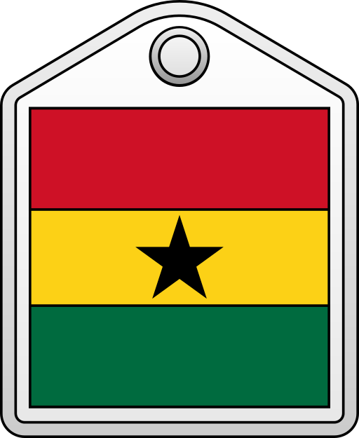 ghana Generic gradient lineal-color icona