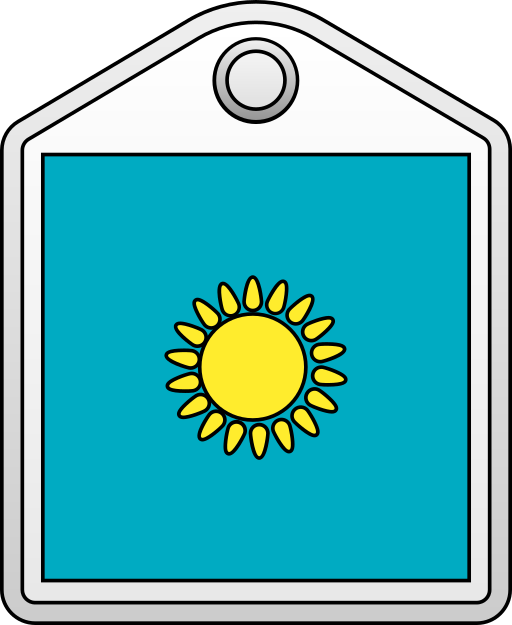 kazachstan Generic gradient lineal-color icoon