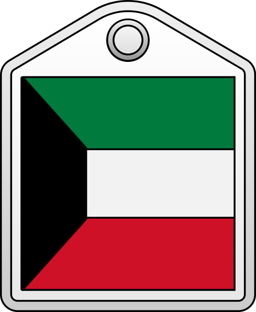 kuwait Generic gradient lineal-color icon