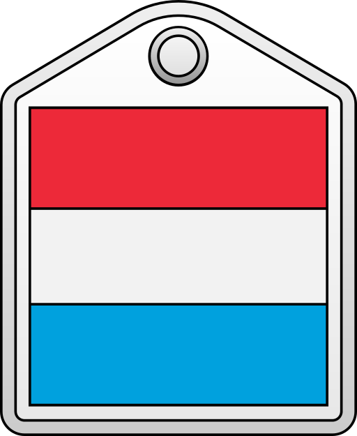 lussemburgo Generic gradient lineal-color icona