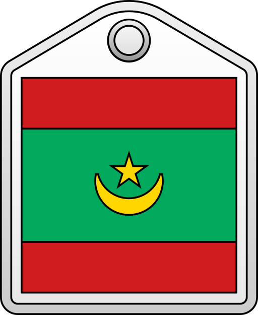 la mauritania Generic gradient lineal-color icona