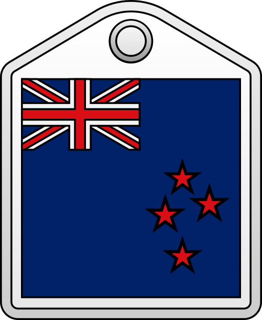 New zealand Generic gradient lineal-color icon