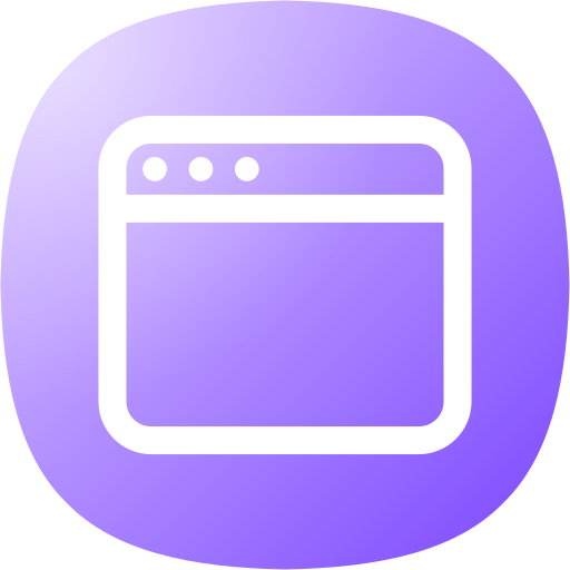 Web page Generic gradient fill icon