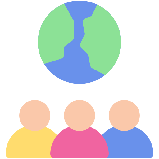 Überbevölkerung Generic color fill icon